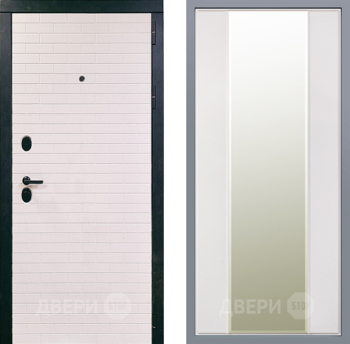 Дверь Заводские двери Сохо Зеркало Макси Белый матовый в Лыткарино