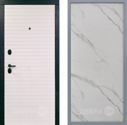 Дверь Заводские двери Сохо Тривия Мрамор белый в Лыткарино