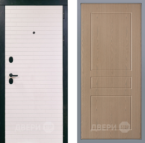 Дверь Заводские двери Сохо К-2 Беленый дуб в Лыткарино