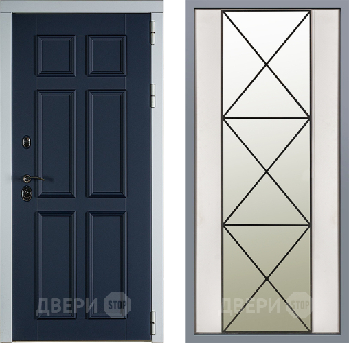 Дверь Заводские двери Стокгольм Зеркало Перфекто Структурное дерево в Лыткарино