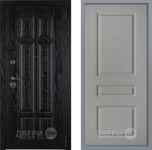 Дверь Заводские двери Мюнхен Стокгольм Грей софт в Лыткарино