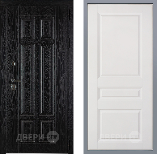 Дверь Заводские двери Мюнхен Стокгольм Белый софт в Лыткарино