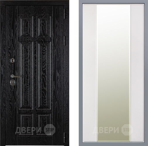 Дверь Заводские двери Мюнхен Зеркало Макси Белый матовый в Лыткарино