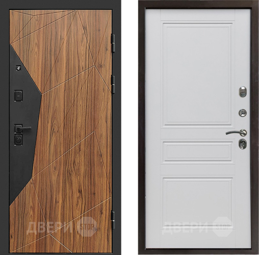 Входная металлическая Дверь Престиж Avangard Классика Белый матовый в Лыткарино