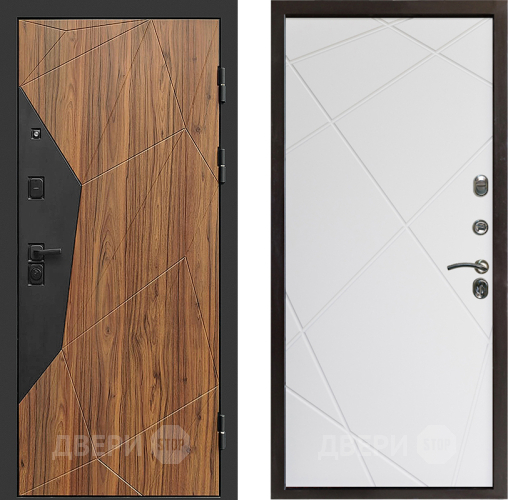 Входная металлическая Дверь Престиж Avangard Лучи Бетон белый в Лыткарино