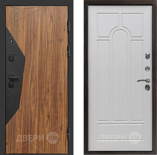 Входная металлическая Дверь Престиж Avangard Арка Лиственница белая в Лыткарино