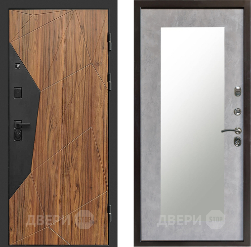 Дверь Престиж Avangard Зеркло Пастораль Бетон светлый в Лыткарино