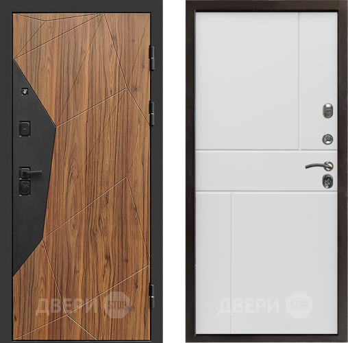 Входная металлическая Дверь Престиж Avangard Горизонт Бетон белый в Лыткарино