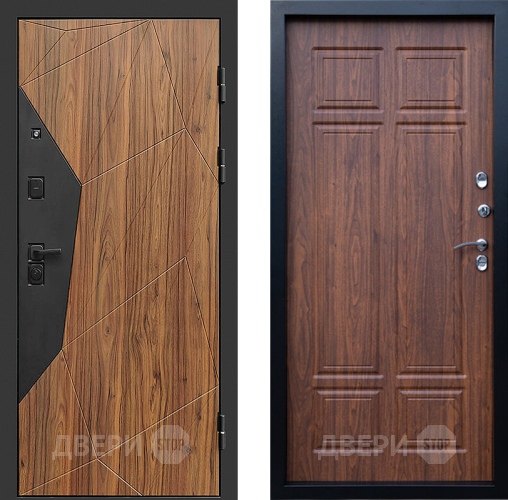 Входная металлическая Дверь Престиж Avangard Премиум Орех темный в Лыткарино