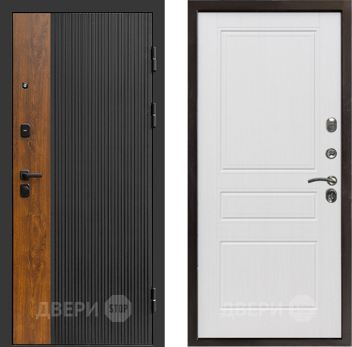 Входная металлическая Дверь Престиж Prestizh Классика Белое дерево в Лыткарино