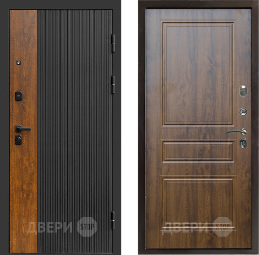 Входная металлическая Дверь Престиж Prestizh Классика Дуб в Лыткарино
