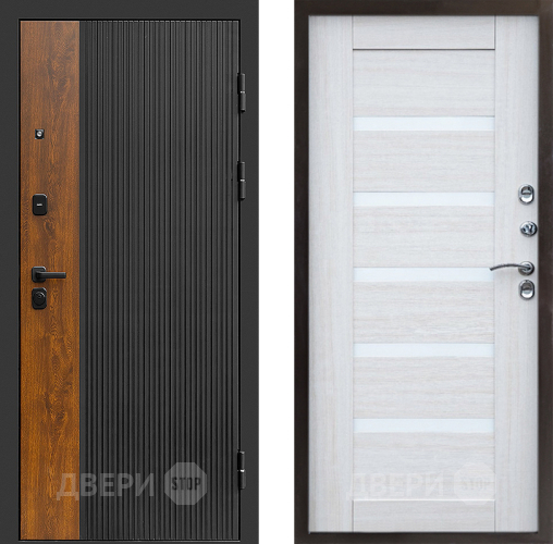 Входная металлическая Дверь Престиж Prestizh Царга Лиственница белая в Лыткарино