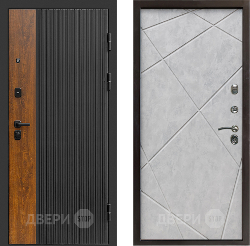 Дверь Престиж Prestizh Лучи Бетон светлый в Лыткарино