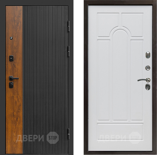 Входная металлическая Дверь Престиж Prestizh Арка Белое дерево в Лыткарино