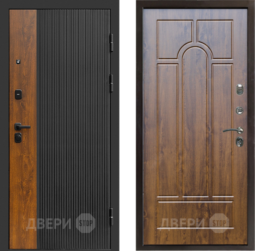 Входная металлическая Дверь Престиж Prestizh Арка Дуб в Лыткарино