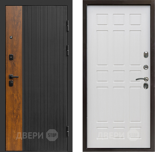 Входная металлическая Дверь Престиж Prestizh Спарта Лиственница белая в Лыткарино