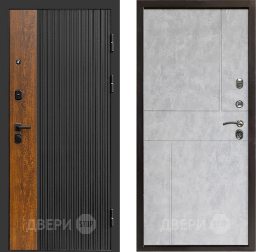 Входная металлическая Дверь Престиж Prestizh Горизонт Бетон светлый в Лыткарино