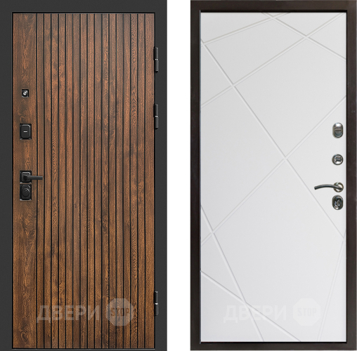 Входная металлическая Дверь Престиж Tvist Лучи Бетон белый в Лыткарино