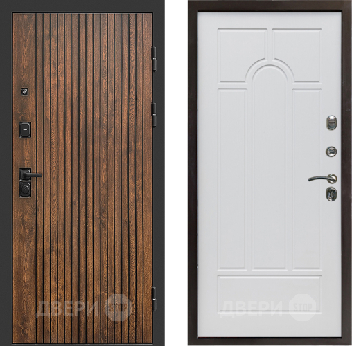 Входная металлическая Дверь Престиж Tvist Арка Белое дерево в Лыткарино