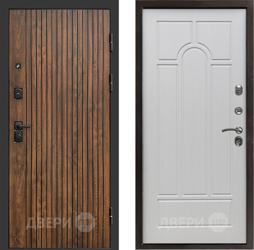 Входная металлическая Дверь Престиж Tvist Арка Лиственница белая в Лыткарино