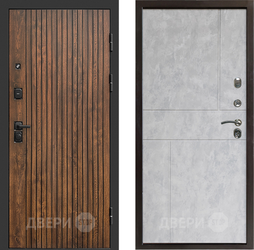 Входная металлическая Дверь Престиж Tvist Горизонт Бетон светлый в Лыткарино