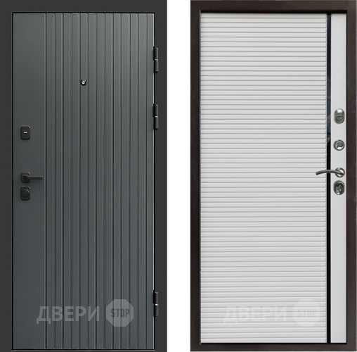 Входная металлическая Дверь Престиж Tvist Grey Porte Белый в Лыткарино