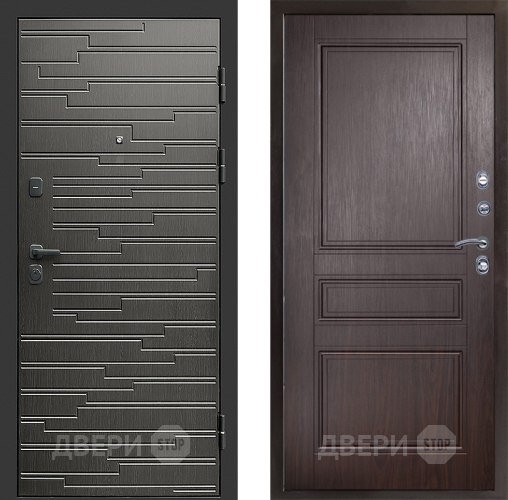 Входная металлическая Дверь Престиж Rivera Классика Венге в Лыткарино