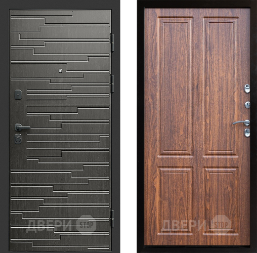 Входная металлическая Дверь Престиж Rivera Премиум Орех светлый в Лыткарино