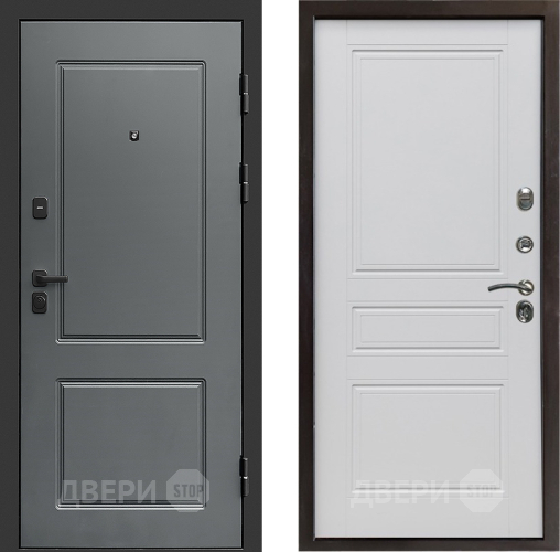 Входная металлическая Дверь Престиж Verona Классика Белый матовый в Лыткарино