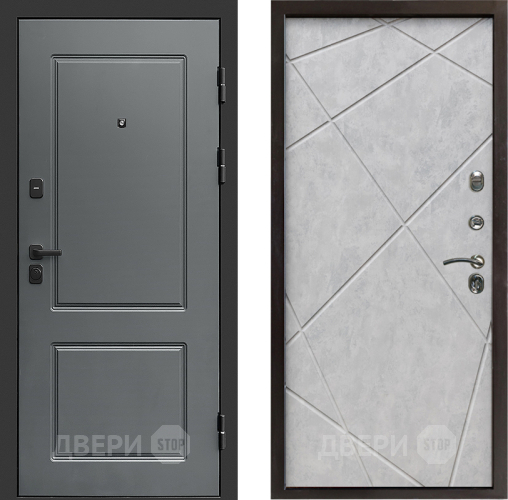 Дверь Престиж Verona Лучи Бетон светлый в Лыткарино