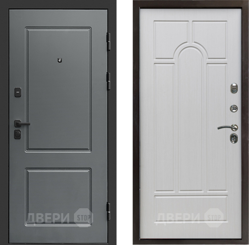 Входная металлическая Дверь Престиж Verona Арка Лиственница белая в Лыткарино