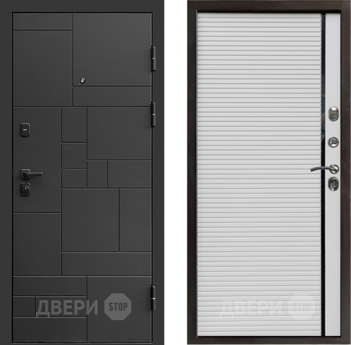 Входная металлическая Дверь Престиж Kvadro Porte Белый в Лыткарино