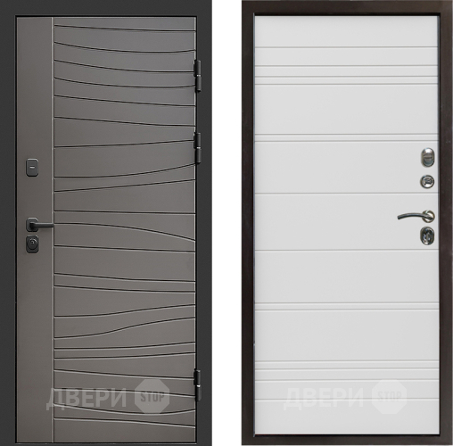 Входная металлическая Дверь Престиж Siciliya Line Белый в Лыткарино