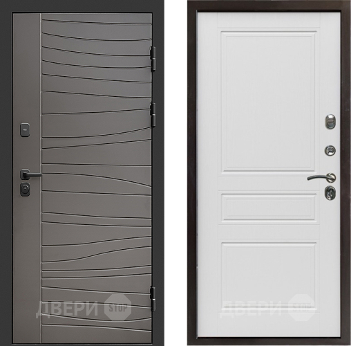 Входная металлическая Дверь Престиж Siciliya Классика Лиственница белая в Лыткарино