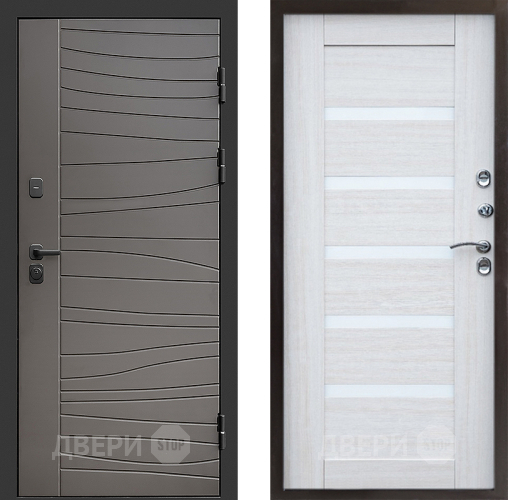 Входная металлическая Дверь Престиж Siciliya Царга Лиственница белая в Лыткарино