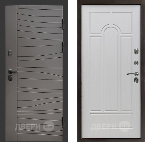 Входная металлическая Дверь Престиж Siciliya Арка Лиственница белая в Лыткарино