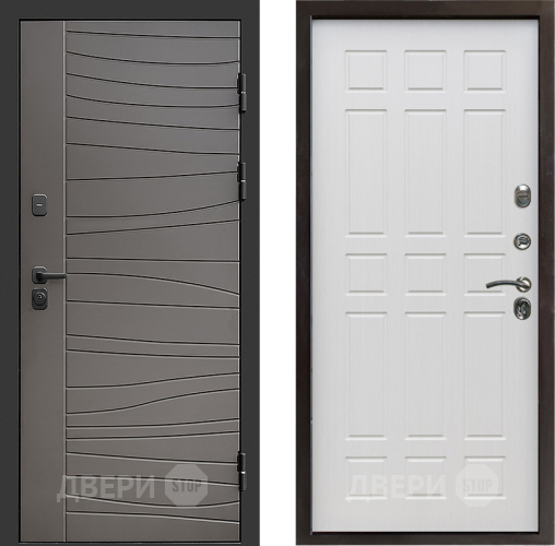 Входная металлическая Дверь Престиж Siciliya Спарта Лиственница белая в Лыткарино