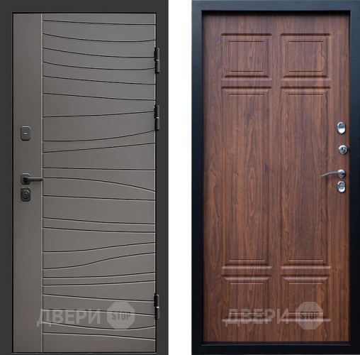 Входная металлическая Дверь Престиж Siciliya Премиум Орех темный в Лыткарино
