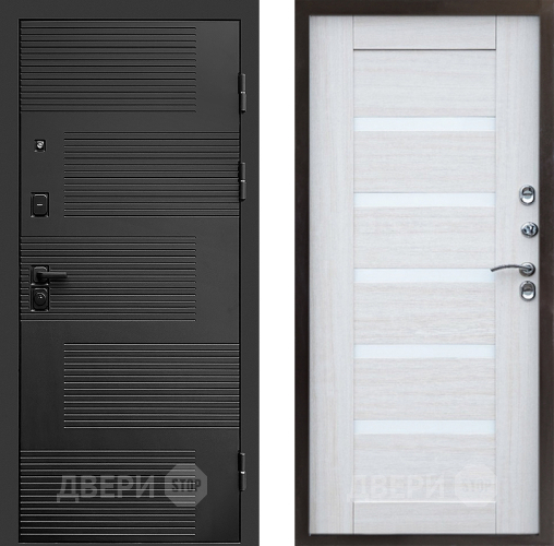 Входная металлическая Дверь Престиж Favorit Царга Лиственница белая в Лыткарино