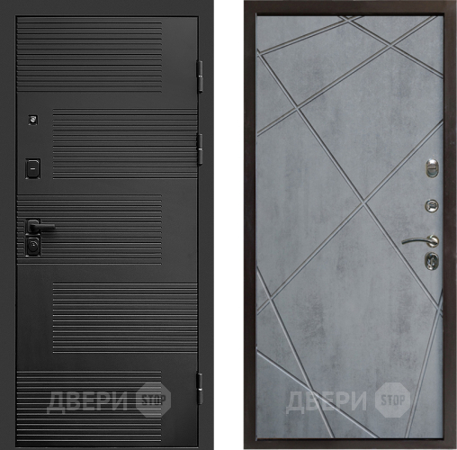 Дверь Престиж Favorit Лучи Бетон темный в Лыткарино