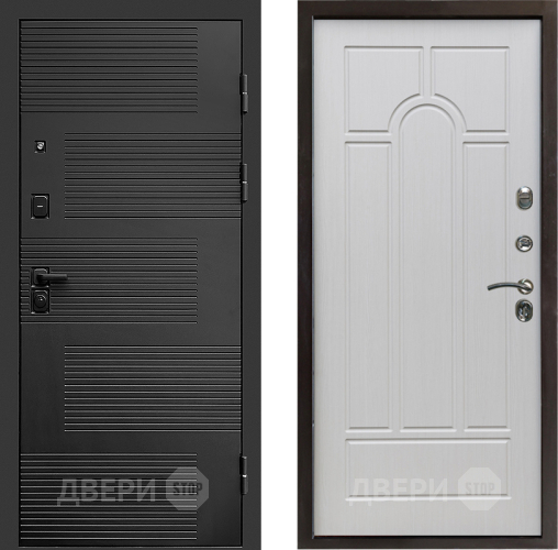 Входная металлическая Дверь Престиж Favorit Арка Лиственница белая в Лыткарино