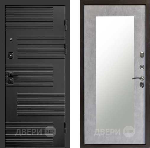 Дверь Престиж Favorit Зеркло Пастораль Бетон светлый в Лыткарино