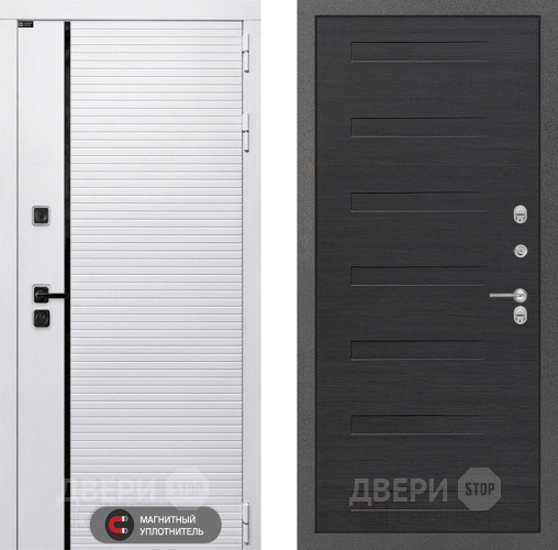 Входная металлическая Дверь Лабиринт (LABIRINT) Royal 14 Эковенге поперечный в Лыткарино