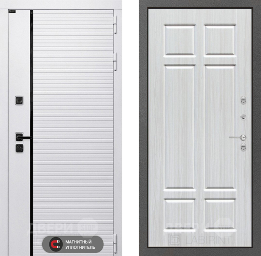 Входная металлическая Дверь Лабиринт (LABIRINT) Royal 08 Кристалл вуд в Лыткарино