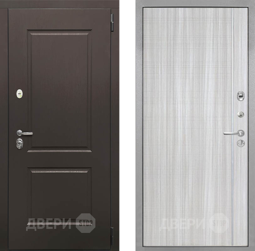 Входная металлическая Дверь Интекрон (INTECRON) Кампо В-07 с молдингом Сандал белый в Лыткарино