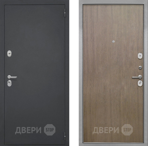 Входная металлическая Дверь Интекрон (INTECRON) Гектор Гладкая шпон Венге коричневый в Лыткарино