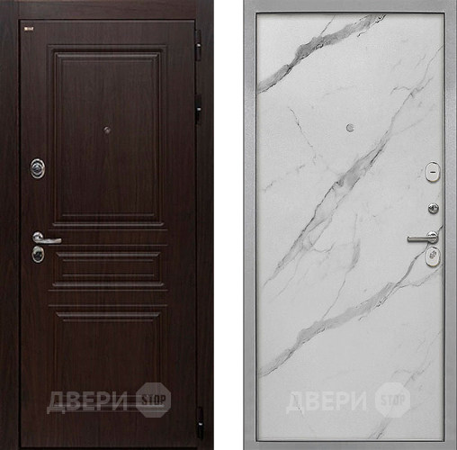 Дверь Интекрон (INTECRON) Брайтон Тиковое Дерево Гладкая Мрамор натуральный арктик в Лыткарино