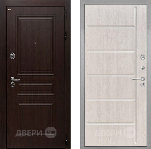 Дверь Интекрон (INTECRON) Брайтон Тиковое Дерево ФЛ-102 Сосна белая в Лыткарино