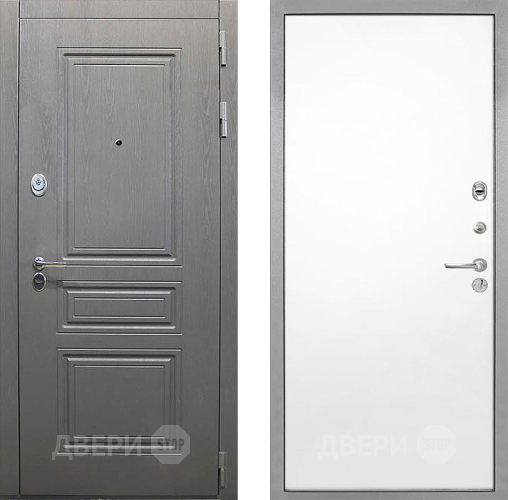 Дверь Интекрон (INTECRON) Брайтон Графит Гладкая Силк Сноу в Лыткарино