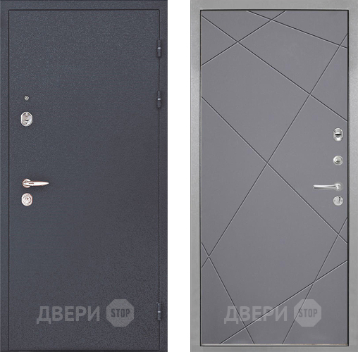 Дверь Интекрон (INTECRON) Колизей Лучи-М Графит софт в Лыткарино